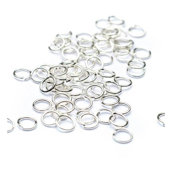 20 gram packet Silver Jump Ring Color Of DIY /Craft - Image 2