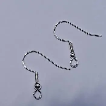 20 Gram Silver Ear Wire Hook Silver Earring Hooks Hypoallergenic French Wire Hooks Fish Hook Earrings Jewelry Findings Parts DIY Making