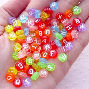 20 Grams Mixed Alphabet Beads For Jewelry Making And DIY Crafts