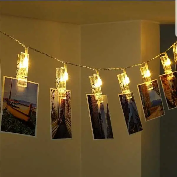 20 Plastic Photo Clip Led String Lights For Home Decor - Image 3