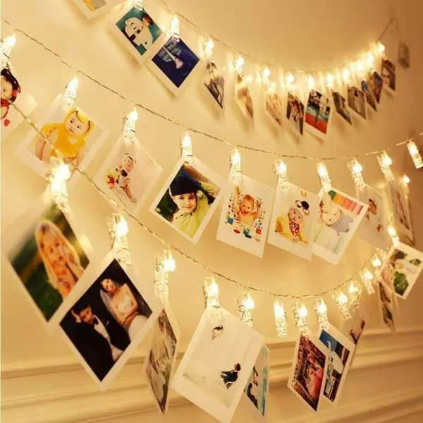 20 Plastic Photo Clip Led String Lights For Home Decor - Image 4