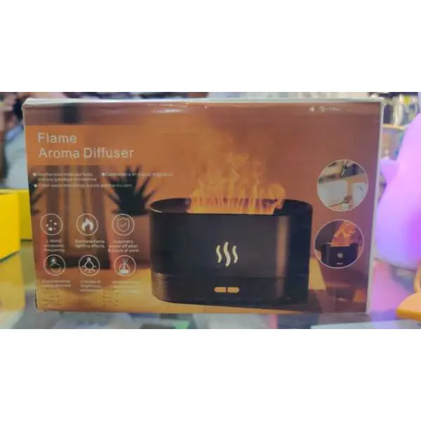 200ML USB Essential Oil Diffuser Simulation Flame Ultrasonic Humidifier Home Office Air Freshener Fragrance Sooth Sleep Atomizer - Image 2