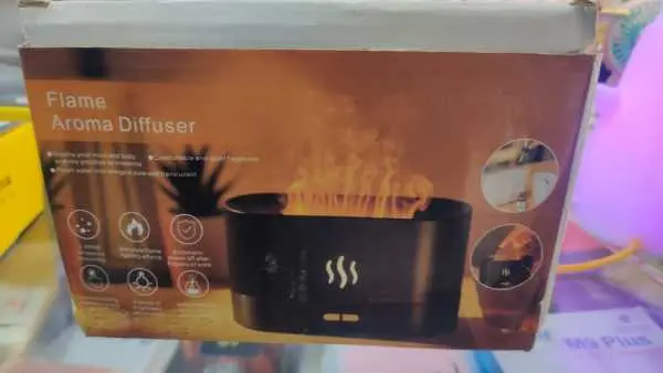 200ML USB Essential Oil Diffuser Simulation Flame Ultrasonic Humidifier Home Office Air Freshener Fragrance Sooth Sleep Atomizer