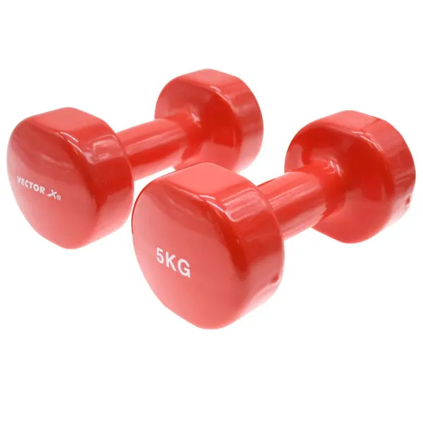 Vinyl Dumbbell 5kg - Image 3