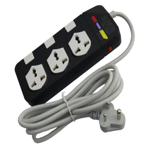 Silvertek 'ST-330' Surge Protector 100% Copper Accessories 3 Port 16A 3000W(max) 3 Pin Socket Universal Authentic Extension Multiplug