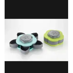 Smart Candy Box, Rotating Dry Fruit Box ,Snacks Storage Box Flower Candy Box Serving Rotating Tray Dry Fruit Candy Chocolate 5 Compartments Masala Box for Home Kitchen