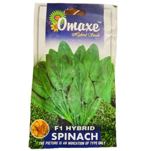 Vegetable Seed - 1 Packet  F1 HYBRID SPINACH Omaxe Seeds By Savyata Stores For Kitchen Garden