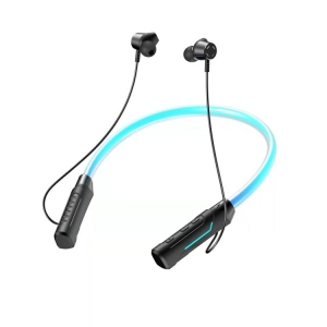20h Battery life Magic Color Flashing LED Neck-mounted Stereo Wireless Sports Earphone