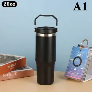 20oz/30oz Original Factory Stanley Straw Cup Tumbler Leopard With Straw Lids Stainless Steel Coffee Termos Cup Car Vacuum Cup Fengshi