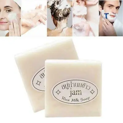 JAM Thailand Rice Milk Soap (65g) Gluta + Collagen Natural Handmade by Genuine Collection - Image 2
