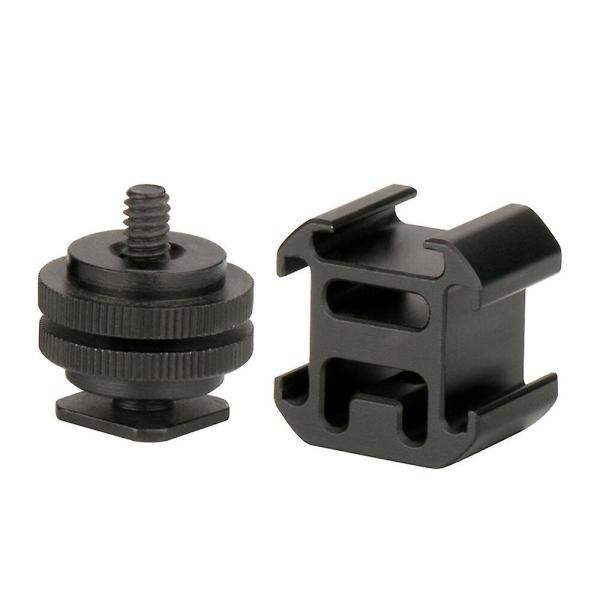 Hot Shoe Extension Camera Hot Shoe Mount, Aluminium Alloy Dual Layer Screw - Image 8