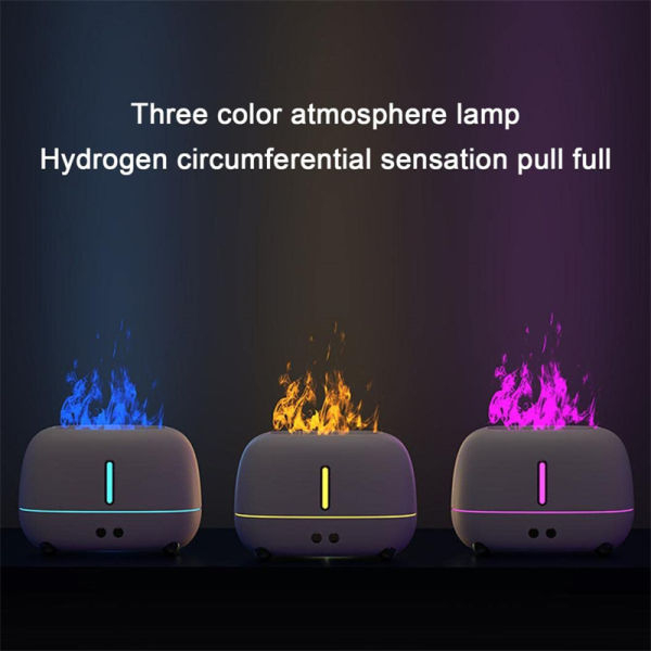 NepLiving Flame Humidifier Upgraded Flame Fireplace Air Aroma USB Essential Oil Diffuser - Image 4