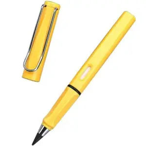Yellow Infinity Infinite Everlasting Pencil With Eraser