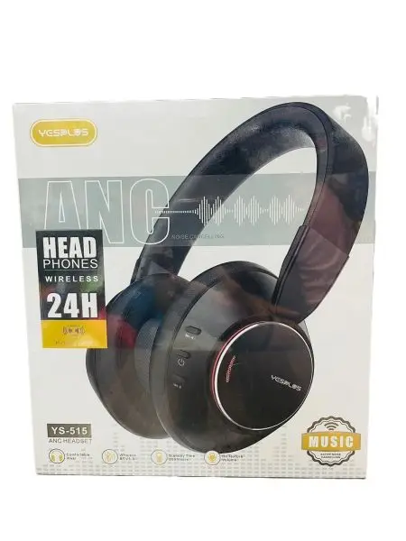 Yesplus 24Hour Music Time Super Bass Super HD Sound Quality With 100% ANC Working Wireless Headphone YS-515