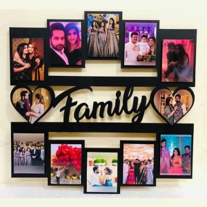 Wall Picture Frame Beautiful Gift Home Decor Photo Frame Wooden in Black