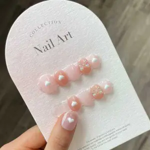 press on nail round/medium/short/oval/long almond/christms design shape 10 pcs  with size(small ,medium, large,extra small)