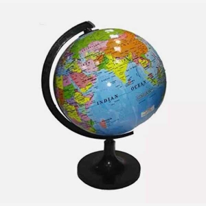Globe for students 30.3 CM Diametre, 95.2 CM Circumference Tabletop Globe for World Geographic and Political Information by Mitrata
