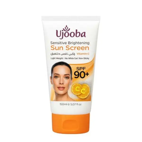 UJOOBA Sensitive Brightening SunScreen Vitamin C spf 90+ | Light Weight, No White Cast, Non-Sticky - Image 3