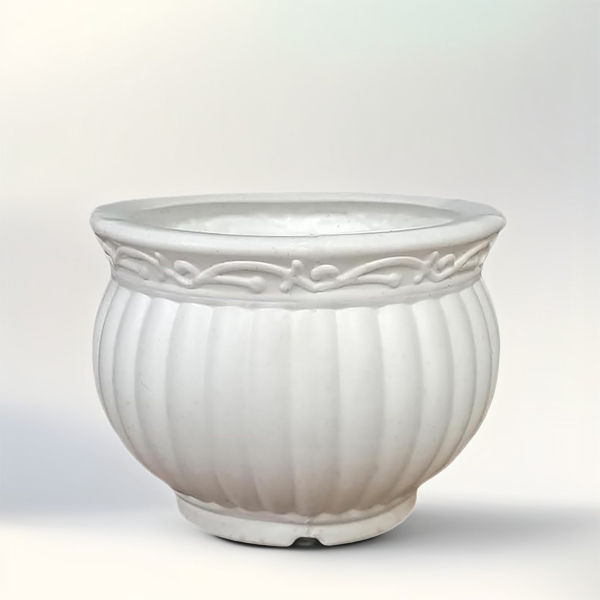 Kanha Matki 8 Inch Flower Pot / Planter ( With Plate ) For Indoor Outdoor Garden - Image 3