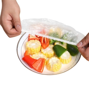 25 Pcs Plastic food cover, reusable elastic covers, sealing bag food cover, food storage bag for vegetables, fresh protection