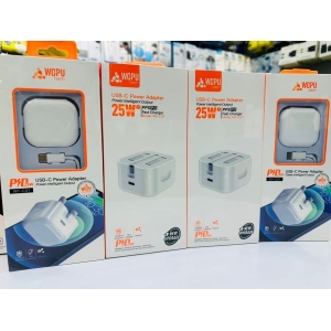 25W 3Pin Fast Charger USB-C to Ip, Supported UpTo 14 All Model.