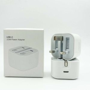 25W 3Pin TC To TC UK/UAE Plug Fast Charger USB-C Adapter For iPh and i-Pad