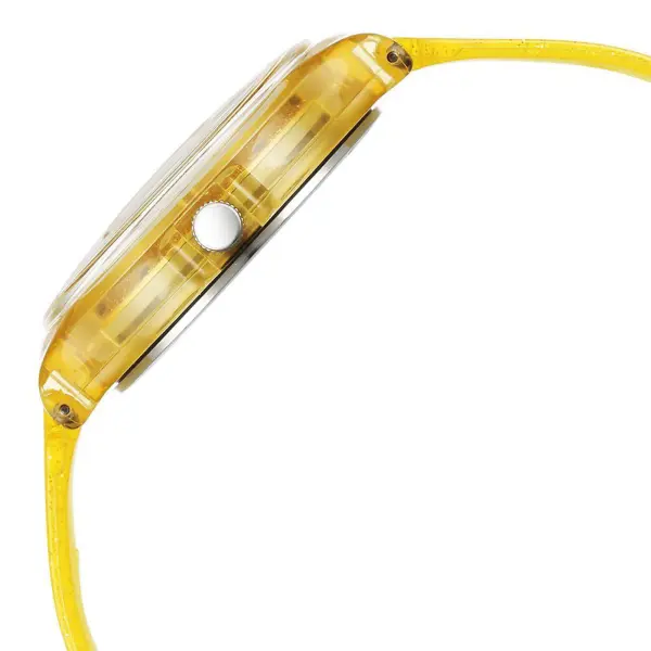 Zoop by Titan Glitter Quartz Alog Yellow Dial Polyurethane Strap Watch for Kids - Image 4