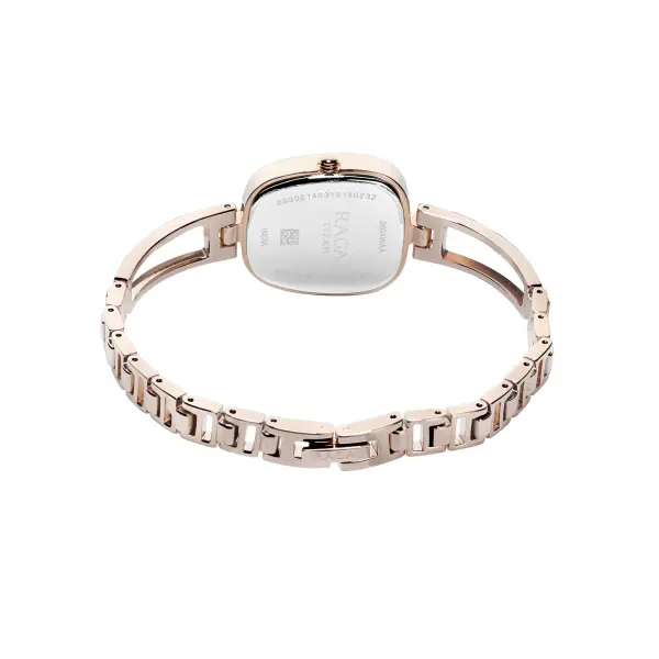 Titan Raga Viva Grey Dial Analog Rose Gold Metal Strap watch for Women - Image 5