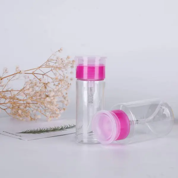 Nails Push Down OPI Remover Bottle Nail Remover Bottle Water Bottle Dispenser Pressure Dispenser Closable Alcohol Bottle Container Water Bottle - Image 5