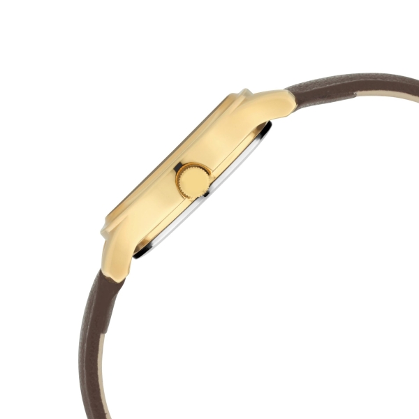 Titan Quartz Analog Black Dial Leather Strap Watch for Women - Image 4