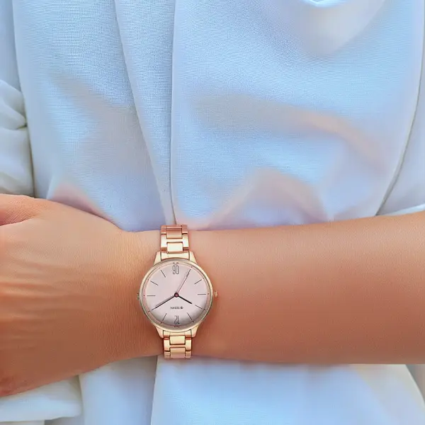 Titan Quartz Analog Rose Gold Dial Watch for Women - Image 7