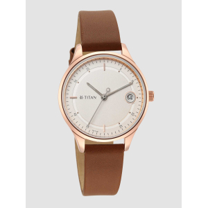 Workwear Silver Dial Brown Stainless Steel Strap Watch 2649WL01