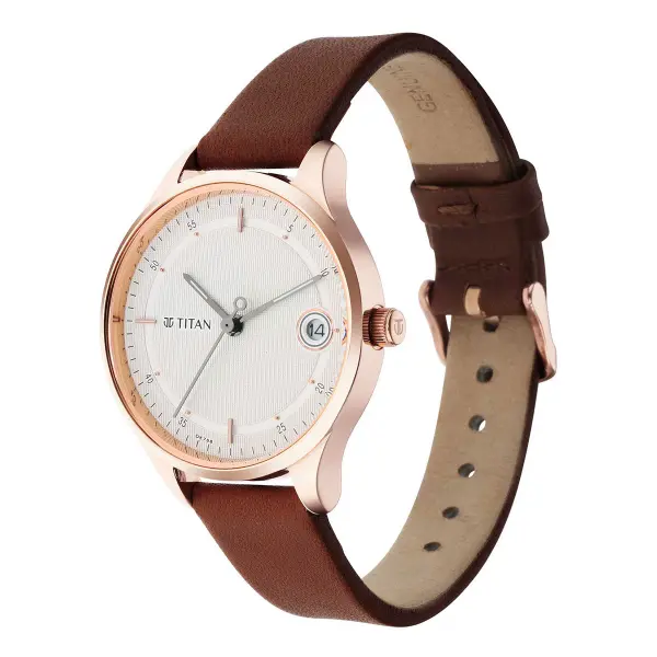 Workwear Silver Dial Brown Stainless Steel Strap Watch 2649WL01 - Image 2