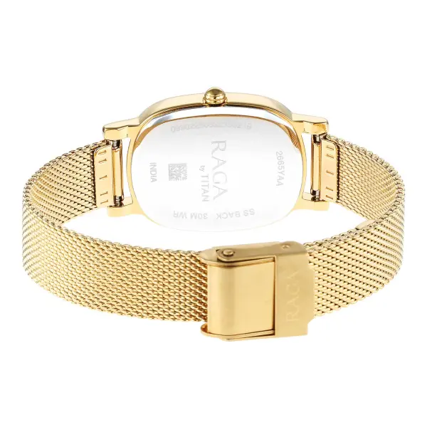 Titan Raga Viva Champagne Dial Analog Stainless Steel Strap watch for Women - Image 5