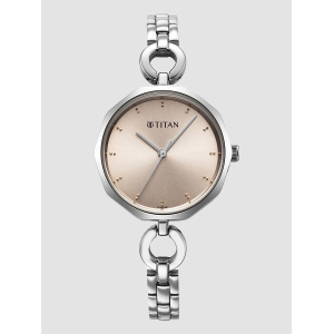 Titan Karishma Silver Dial Watch for Women 2702SM01