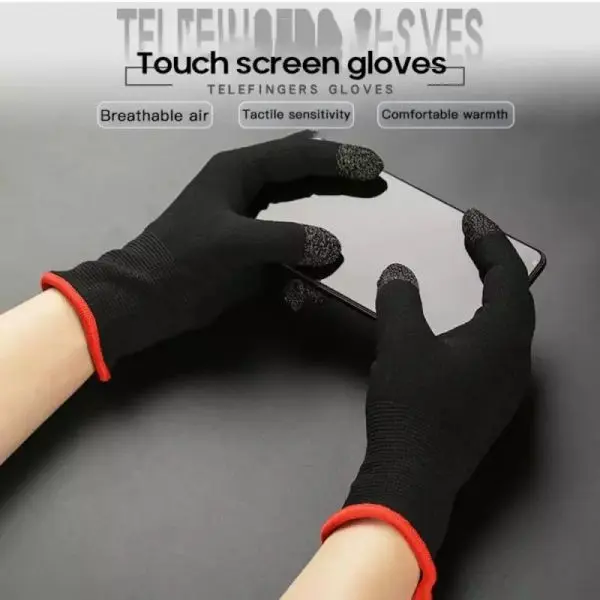 Sweatproof Finger Sleeve For PUBG Mobile Gamepad Joystick Touch Screen Trigger Warm Breathable Gaming Gloves For Knives Out - Image 3