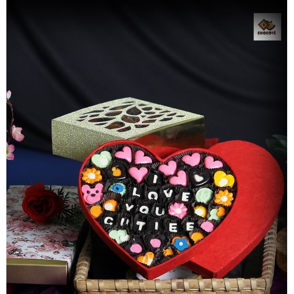 I Love You Cutie Chocolate Box | Gift for Him| | Gift for Her| - Image 2