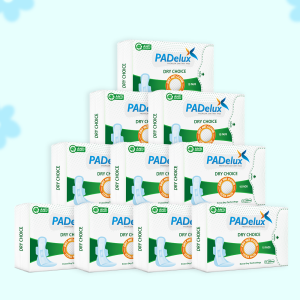 PADelux Antibacterial Sanitary pads Dry Choice 290 mm XL-10 Pads (pack of 10)