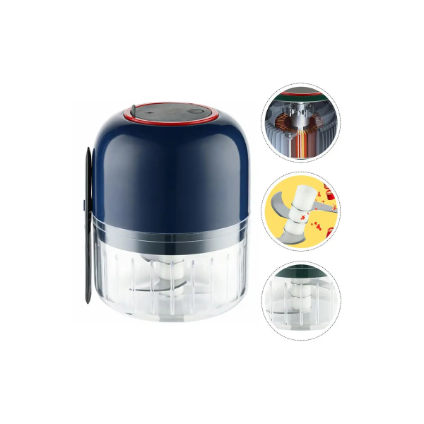 NepLiving Garlic Grinder USB Charging Mini Electric Garlic Masher Food Grinder Garlic Mincer Choppers Meat Choppers - Image 3
