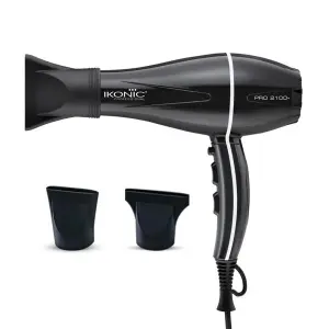 Ikonic Pro 2100+ Hair Dryer 2000W, Black by Genuine Collection