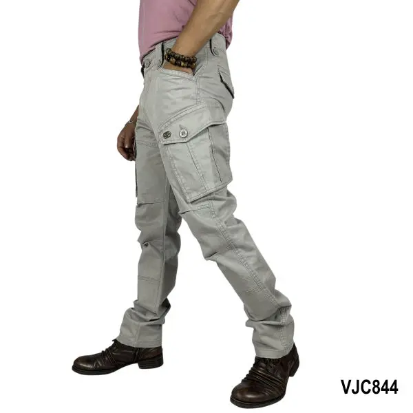 VIRJEANS (VJC844) Cargo Box Pant For Men- Dark Grey - Image 3