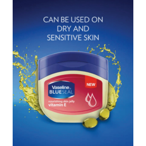 VASELIINE BLUESEAL VITAMIN E RICH CONDITIONING JELLY 50ml PACK OF 2