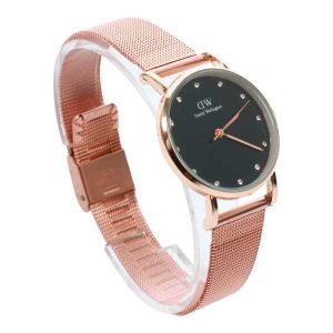 Rose Gold Dial With Stainless Steel Mesh Strap for Women