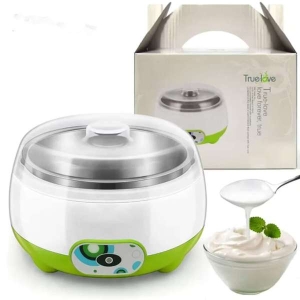 Classic Portable Yogurt Maker, Electric, Automatic Temperature Regulation, Stainless Steel Inner Container, Home Dahi Maker