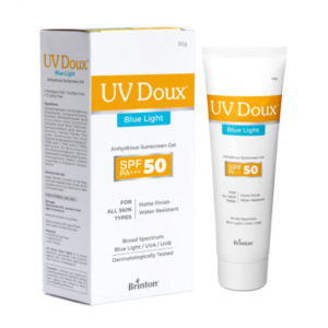 UV Doux Blue Light Sunscreen Gel SPF 50 PA+++ 50gm
