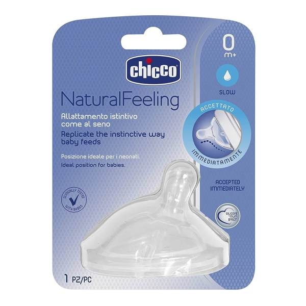 Chicco Teat Naturalfeeling 0M+ F Regular - Image 2