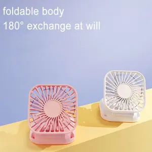 KOJA Foldable Mini Multi Function Portable Handheld Creative USB Rechargeable 3 Speed Adjustable Outdoor Mini Fan 800 Mah