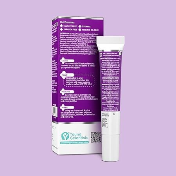 Snail Peptide 96 Under Eye Repair Cream with Snail Mucin & Peptide Complex For Dark Circles & Puffiness - 15 g - Image 5