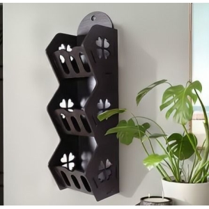 Wall Pocket Shelf for Cosmetic and Essentials Beautiful Wall Hanging Wooden Rack