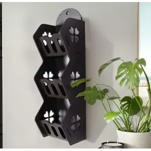 Wall Pocket Shelf for Cosmetic and Essentials Beautiful Wall Hanging Wooden Rack